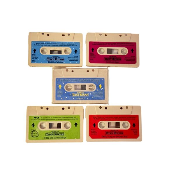 Teddy Ruxpin Cassettes Sign of a Friend Mudblups All about bears Lullabies II - Picture 1 of 9